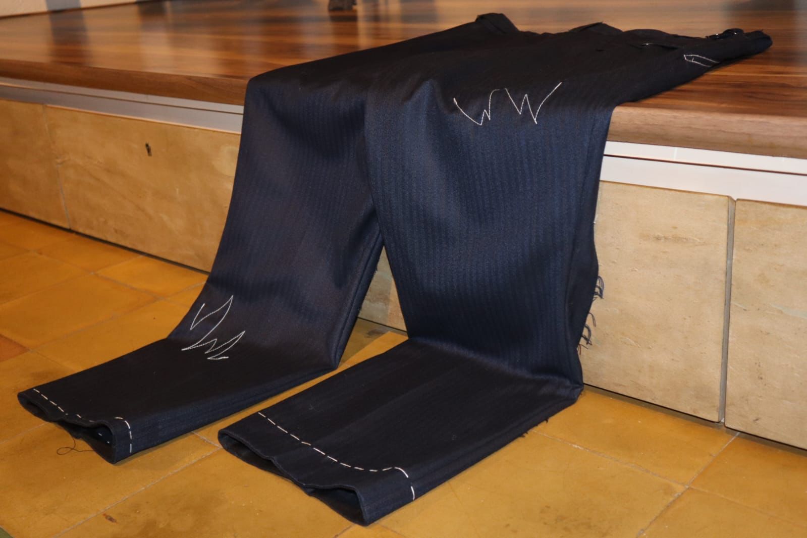 Draft Two Blue Pants